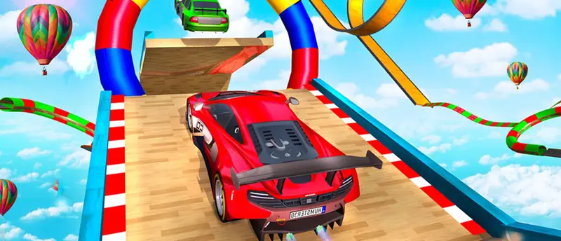 GT Mega Ramp Car Stunts