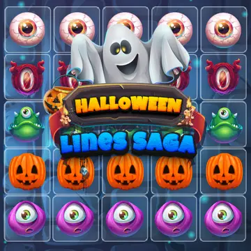 Halloween Lines Saga - Free Match 3 Puzzle Game to Play Online