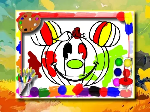 Halloween Malbuch online kostenlos spielen – Malen & Farben für Kinder
