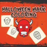 Halloween Mask Boyama Kitabı - Ücretsiz Çocuklar İçin Oyna