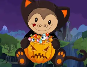 Halloween Monkey Jumper - 無料で遊べるカジュアルゲーム