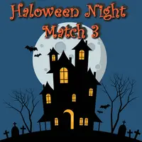 Halloween Night Match 3 - オンライン無料パズルゲーム