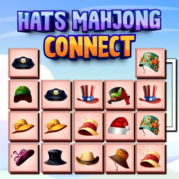 Hats Mahjong Connect - Free Online Puzzle Game to Play and Match Hats