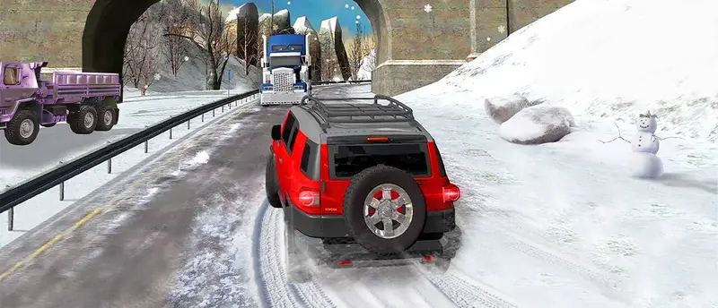 Heavy Jeep Winter Driving - Juego de conducción en nieve gratis