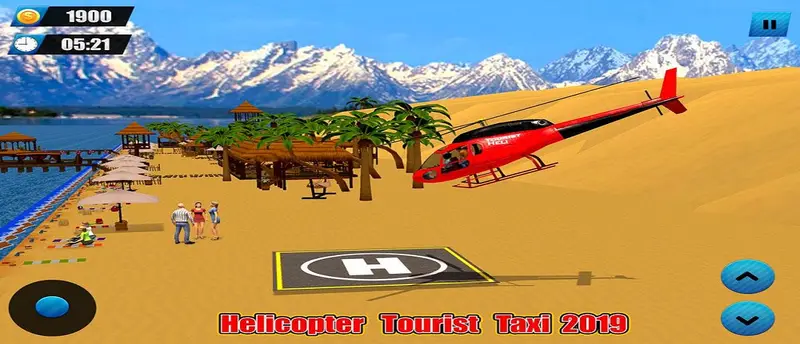 Helicopter Taxi Tourist Transport
