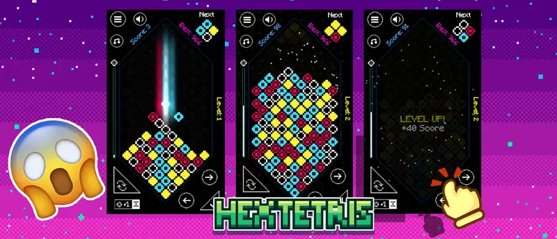 Hextetris kostenlos online spielen – Puzzle & Match-3 Spiel