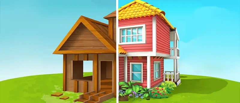Home Makeover - 人気のマッチ3パズルとホームデザインゲーム
