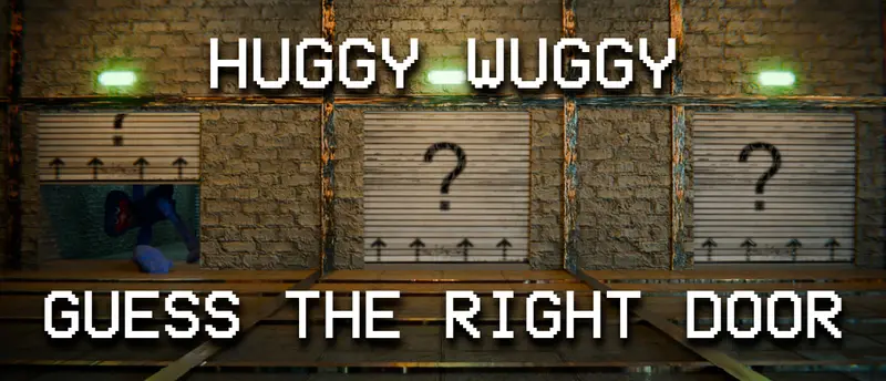 Huggy Wuggy ゲーム：正しい扉を選ぶパズルゲーム