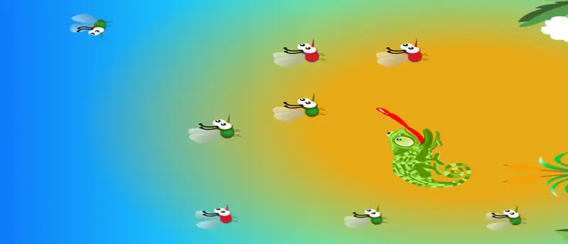 Hungry Chameleon - Jogue Grátis e Divirta-se com Puzzle Online