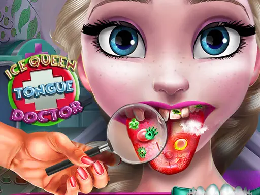 Ice Queen Tongue Doctor Oyna - Ücretsiz Diş Bakımı ve Hastane Oyunu
