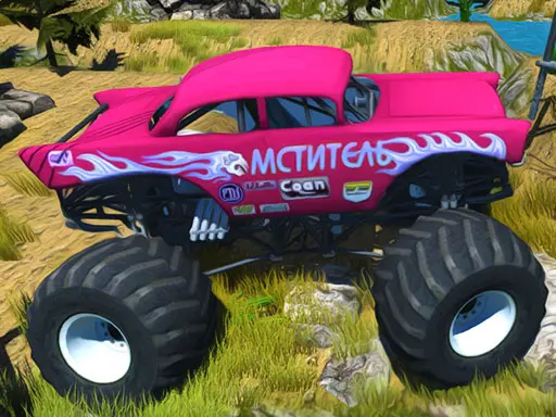 Island Monster OffRoad لعبة سباق سيارات الوحوش مجانا للعب أونلاين