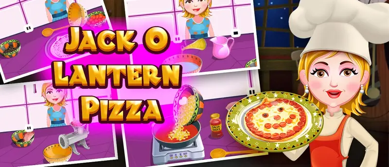 Jack O Lantern Pizza Juego de Cocina Gratis para Niños y Familia