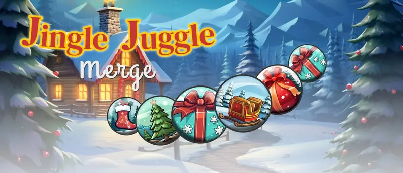 Jingle Juggle Merge: Juego de combinar bolas navideñas gratis