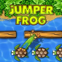 Jumper Frog Spiel online kostenlos spielen - HTML5 Jump and Avoid Game