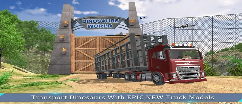 Jungle Dino Truck Transporter 2020 - Play Free Cargo & Dinosaur Transport Game