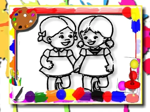 Kids Coloring Time - Kostenloses Malspiel für Kinder online spielen