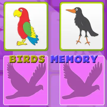 Kids Memory mit Vögeln – Kostenlose Lernspiele für Kinder