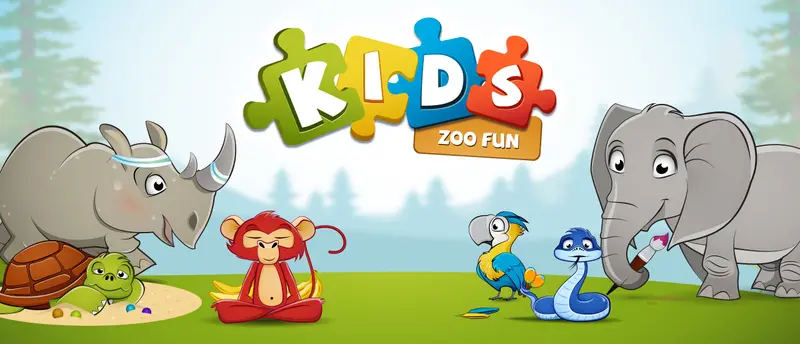 Kids Zoo Fun - Jogo de Quebra-Cabeça Infantil Grátis