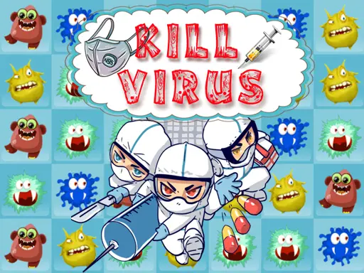 Kill Virus - Kostenloses Puzzlespiel online spielen