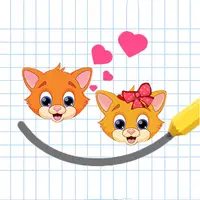 Kitty Love Story 無料パズルゲームで遊ぶ - 猫の恋愛物語