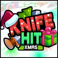 Knife Hit Xmas لعبة مجانية للعب وتحدي المهارات في عيد الميلاد