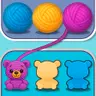 Knit Bears لعبة تركيب الدببة المجانية للعب أونلاين