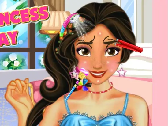 Latina Princess Spa Day - Juego de vestir y cuidado de princesas