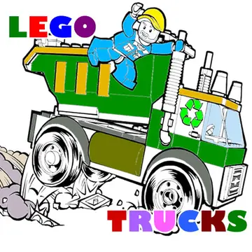 Lego Trucks Boyama Oyunu - Ücretsiz Çocuklar İçin Oyna