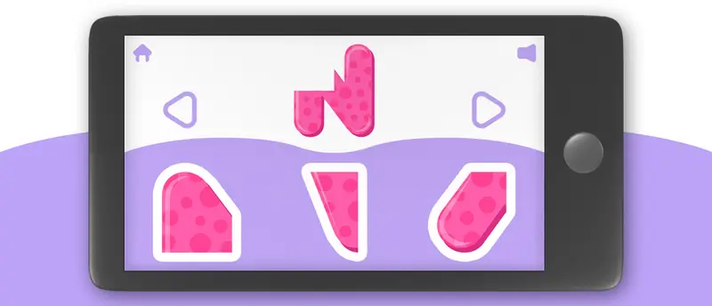 Letters Parts لعبة تعليمية مجانية لتعلم الحروف للأطفال - العب الآن