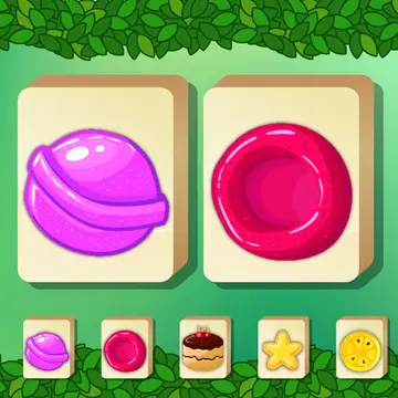 Mahjong Candy Oyna - Ücretsiz Bağlantı ve Eşleştirme Oyunu