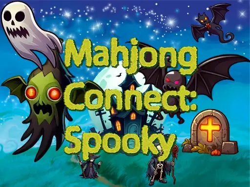 Mahjong Connect: Spooky - オンライン無料で遊べるマージャン接続ゲーム