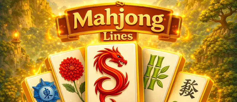 Mahjong Lines kostenlos spielen – Online Puzzle & Denkspiel