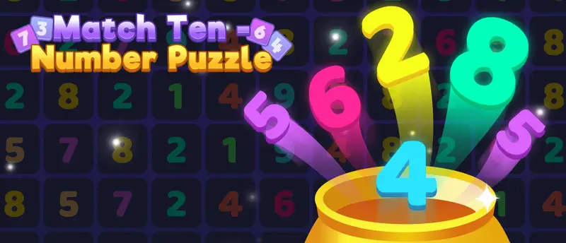 Match Ten Number Puzzle - Jeu de réflexion gratuit en ligne