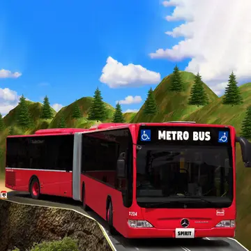 Metro Bus Simulator Oyna - Şehir ve Dağlarda Otobüs Simülatörü