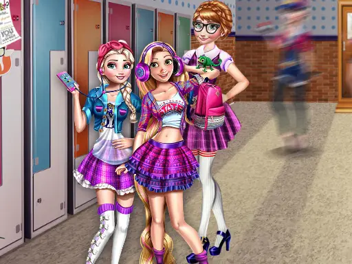 Modern Girls Collage Day - Jogo de Vestir Online Grátis