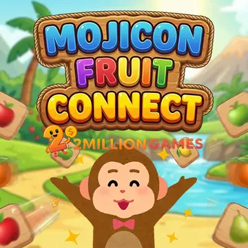 Mojicon Fruit Connect 無料パズルゲーム - オンラインで遊ぶ