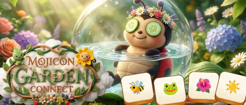 Mojicon Garden Connect 無料パズルゲーム｜遊び方と攻略