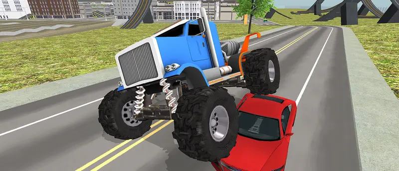 Monster Truck Driving Simulator - Jeu de course et cascades