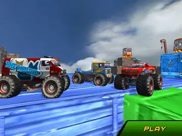 Monster Truck Stunts Sky Driving - Play Free Racing Game