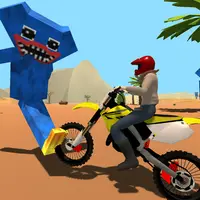 Motoracer vs Huggy لعبة سباق وقيادة مجانية ومسلية