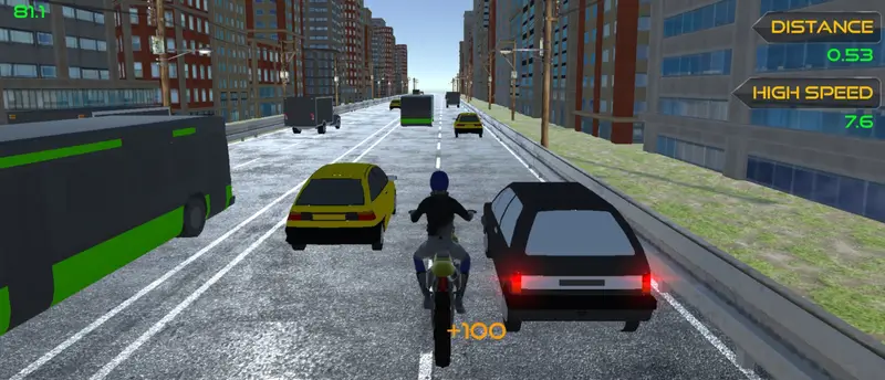 Motorbike Traffic – Kostenloses Motorradspiel online spielen