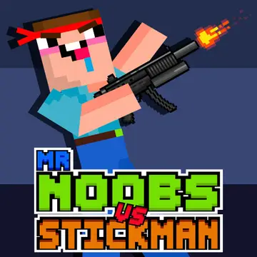 Mr Noobs vs Stickman - Ücretsiz Çevrimiçi Aksiyon Oyunu