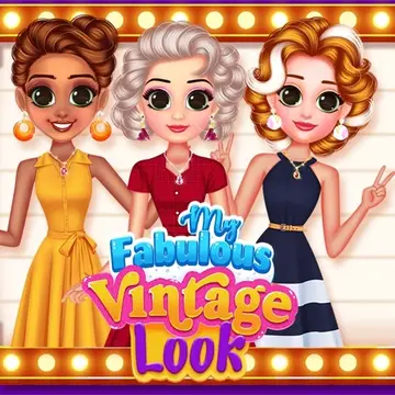My Fabulous Vintage Look Oyunuyla Moda ve Giyim Tasarımı Oyna