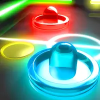 Neon Hockey - オンラインで遊べる無料アイスホッケーゲーム