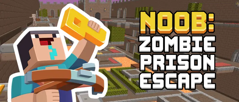 Noob: Zombie Prison Escape - Jogo de Ação e Plataforma