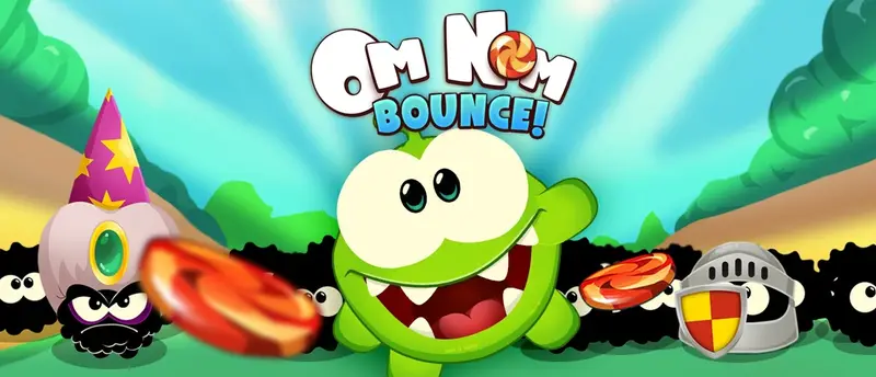 Om Nom Bounce – Kostenloses Spiel zum Spielen & Spaß haben