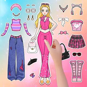 Paper Doll Diary: Ücretsiz Giydirme Oyunu - Oyna