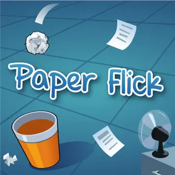 Paper Flick لعبة تصويب ورقية مجانية للعب على الإنترنت