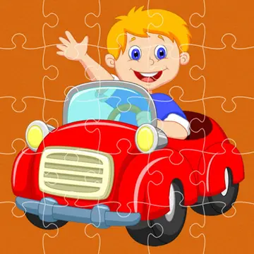 Pedal Cars Jigsaw - Çocuklar İçin Eğlenceli Yapboz Oyunu