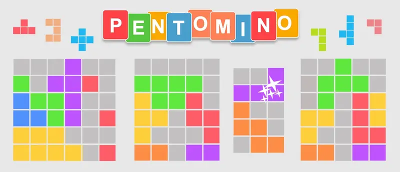 Pentomino - Juego online gratuito de rompecabezas y lógica